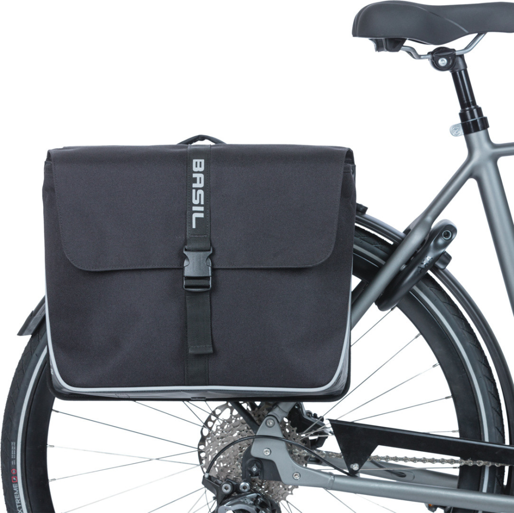  Basil   Gep ä cktr ä gertasche   doppelt   Forte   MIK   schwarz 