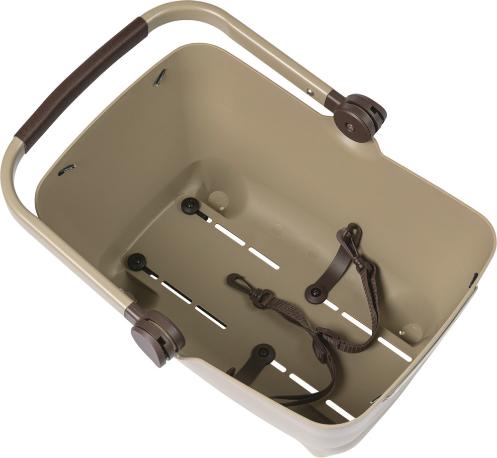  Basil   Buddy   Hundefahrradkorb   MIK ,  biscoti   brown 