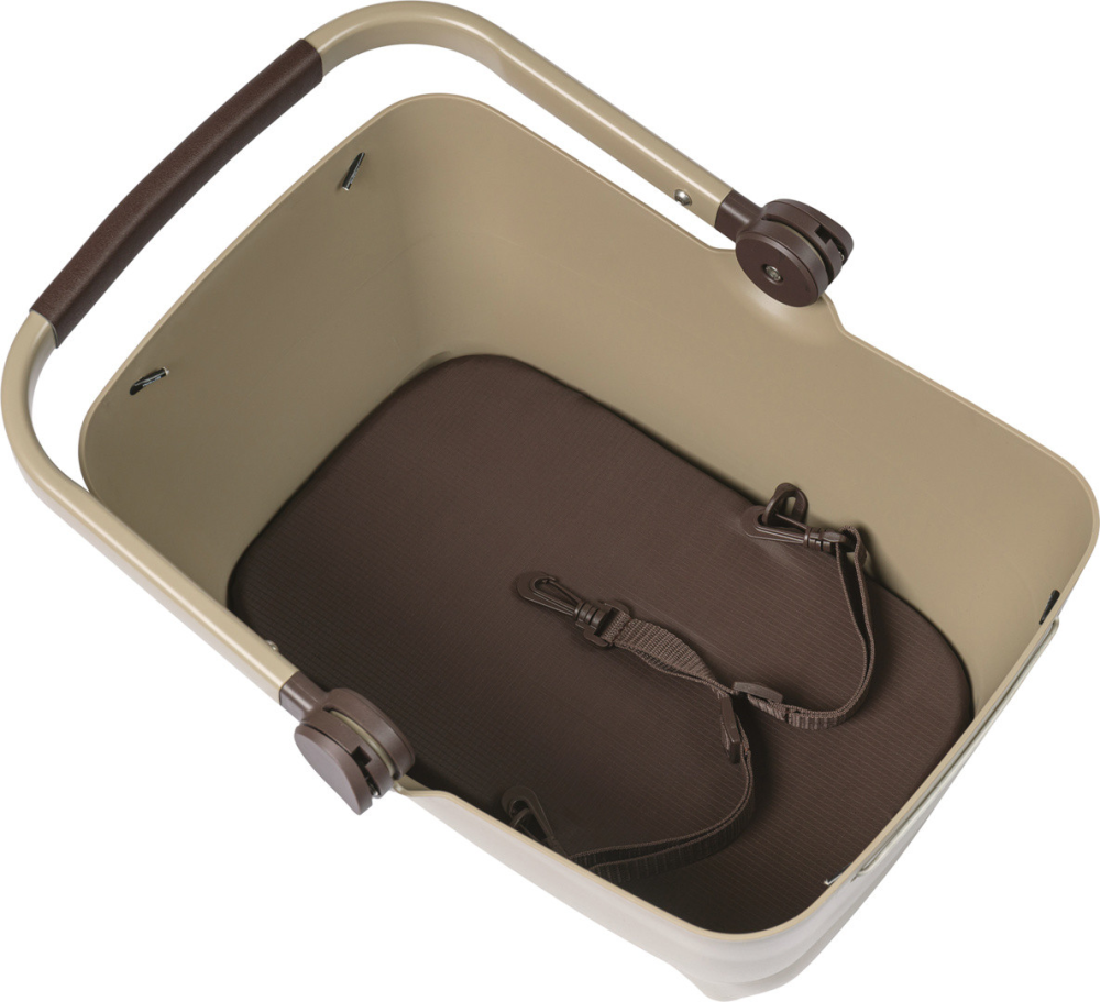  Basil   Buddy   Hundefahrradkorb   MIK ,  biscoti   brown 