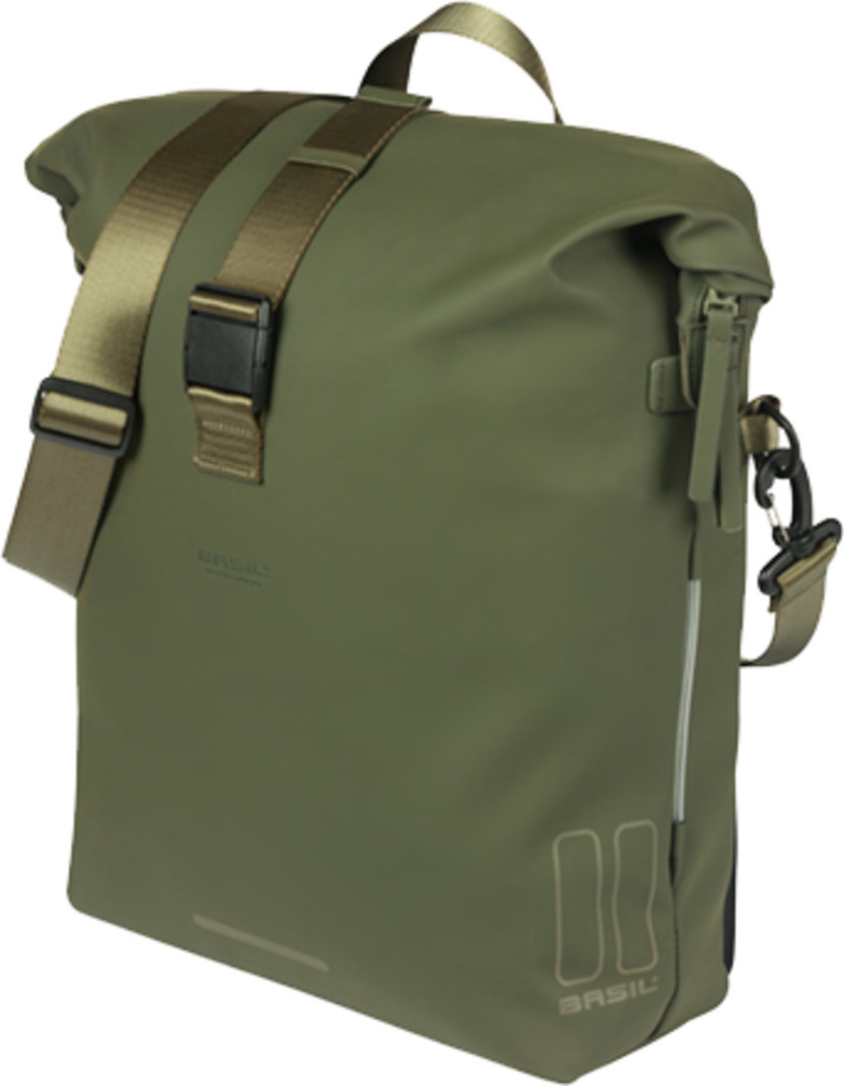 Basil SoHo MIK STUDS Fahrrad-Umhängetasche 17L, grün