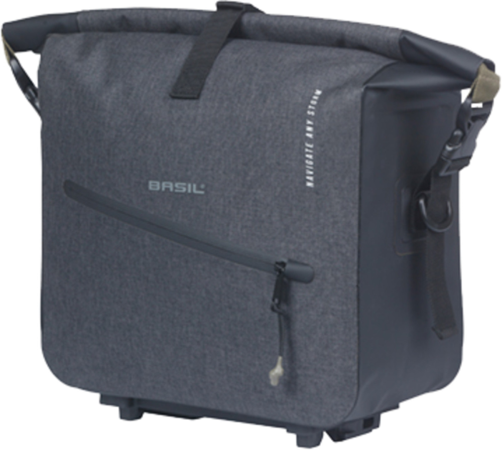 Basil Navigator Storm Gepäckträgertasche MIK, 13L, schwarz