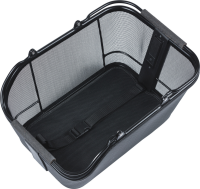 Basil Cento Tech Fiber Fahrradkorb Nordlicht MIK, schwarz