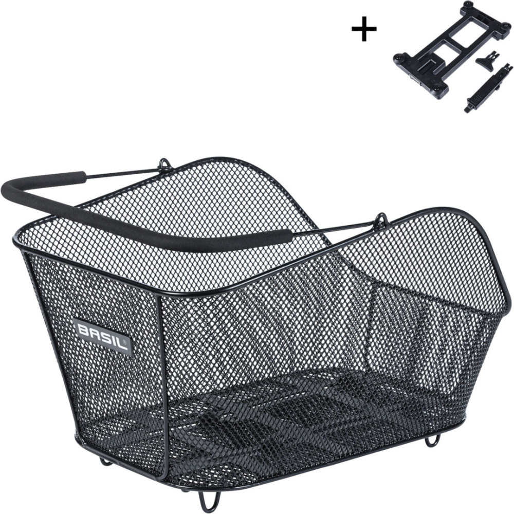 Basil Icon M MIK HR-Korb, schwarz