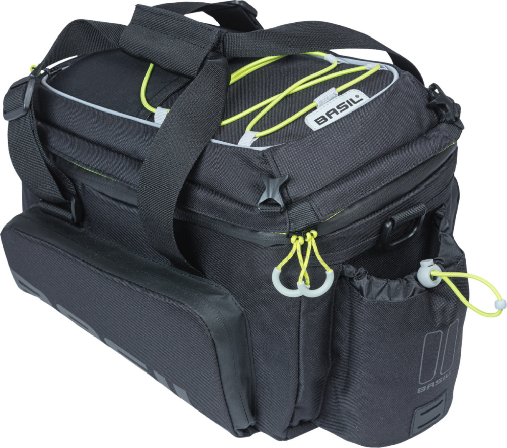 Basil Miles Trunkbag XL Pro MIK, 9-36L, schwarz lime