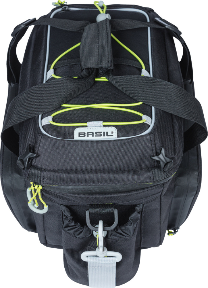 Basil Miles Trunkbag XL Pro MIK, 9-36L, schwarz lime