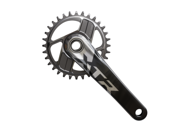 Shimano Kettenradgarnitur XTR FC-M9220 ohne Kettenblatt CL: 55 mm, 165