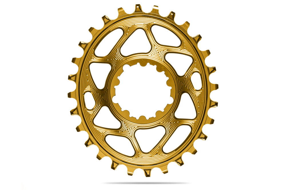 absoluteBLACK absoluteBLACK, Kettenblatt, OVAL, MTB, für Sram, DIRECT MOUNT, GXP - N/W, 6mm Versatz, GOLD, 30 Z...