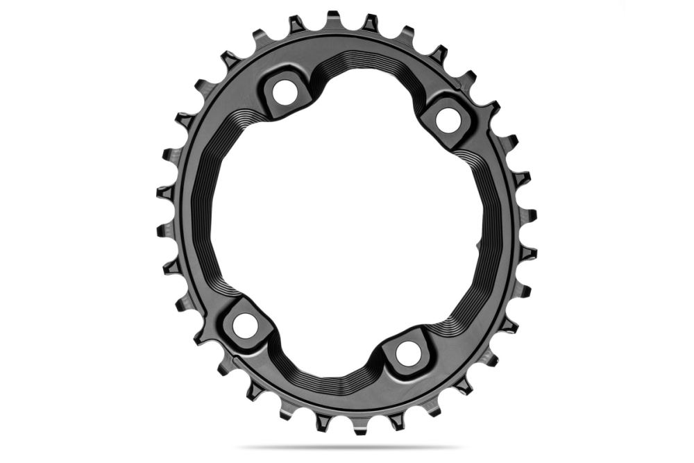 absoluteBLACK absoluteBLACK, Kettenblatt, OVAL, MTB, für Shimano XT M8000/MT700 , assysmetrischer Spider, N/W, ...