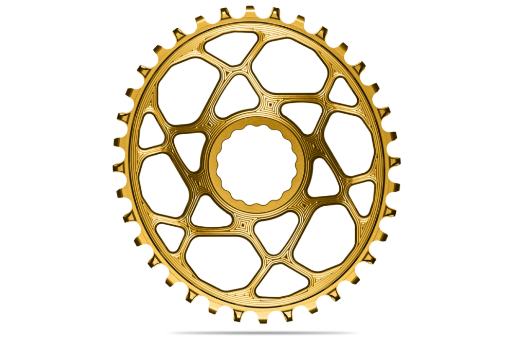 absoluteBLACK absoluteBLACK, Kettenblatt, OVAL, MTB, für RaceFace Cinch, Direct-Mount, - N/W, GOLD, 36 Zähne