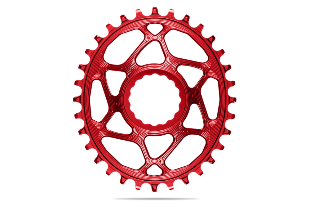 absoluteBLACK absoluteBLACK, Kettenblatt, OVAL, MTB, für RaceFace Cinch, Direct-Mount, - N/W, RED - ROT, 32 Zähne