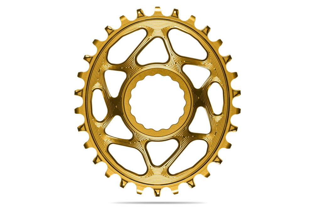 absoluteBLACK absoluteBLACK, Kettenblatt, OVAL, MTB, für RaceFace Cinch, Direct-Mount, - N/W, GOLD, 30 Zähne