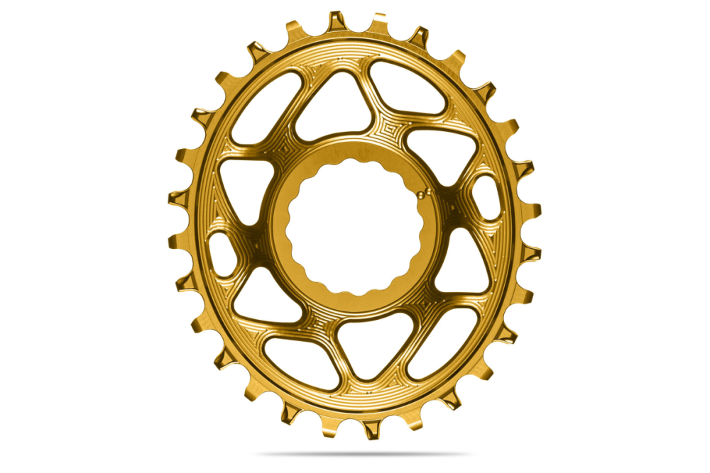 absoluteBLACK absoluteBLACK, Kettenblatt, OVAL, MTB, für RaceFace Cinch, Direct-Mount, - N/W, GOLD, 28 Zähne