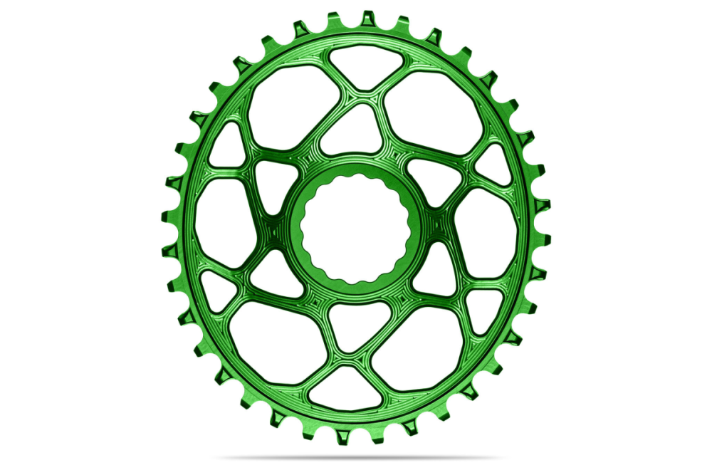 absoluteBLACK absoluteBLACK, Kettenblatt, OVAL, MTB, für RaceFace Cinch, Direct-Mount, Boost 148, GREEN, 36 Zähne