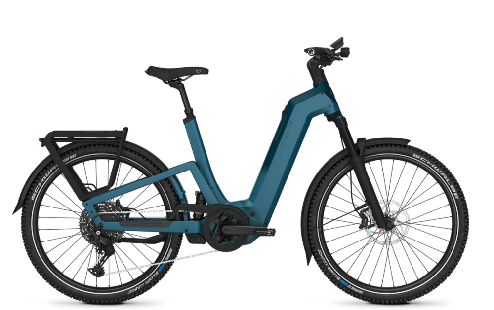 Kalkhoff ENTICE 7+ ADVANCE, duskblue / vintblue matt, 800Wh, Tiefeinsteiger, L