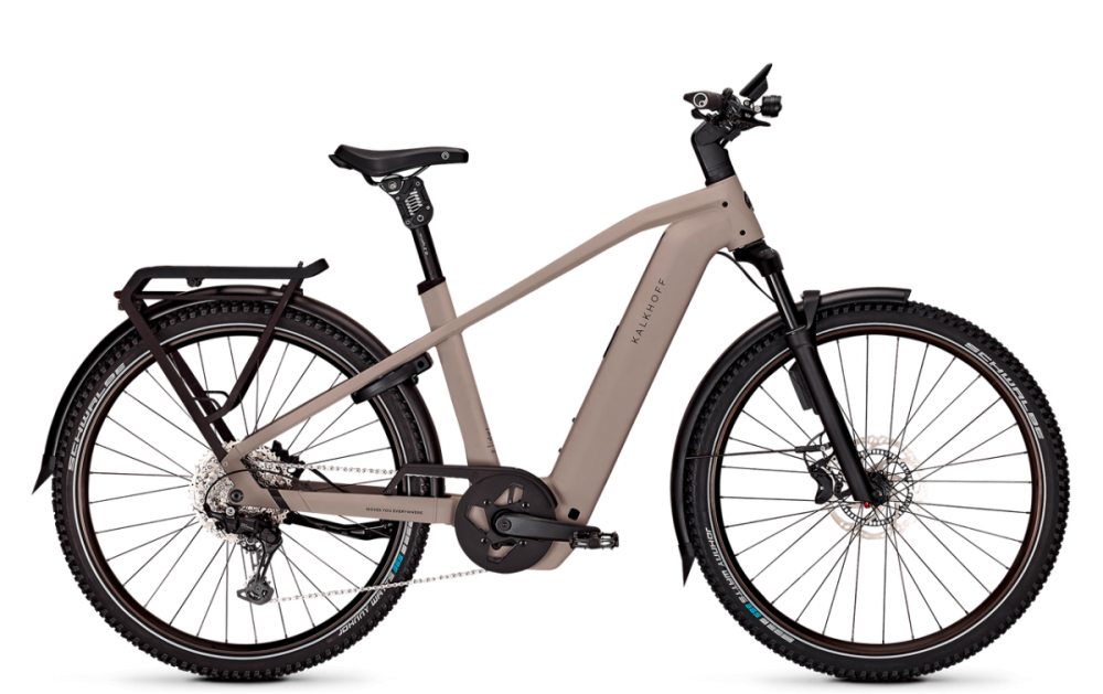 Kalkhoff ENTICE 5+ EXCITE ABS, moonstonegrey matt, 800Wh, XL