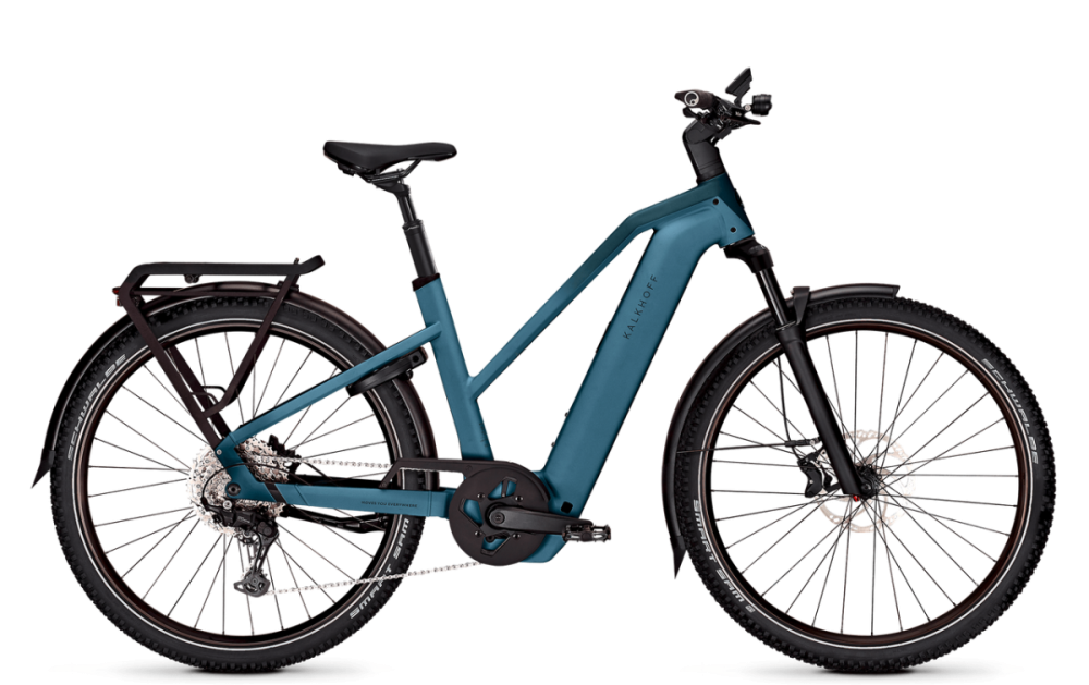 Kalkhoff ENTICE 5+ ADVANCE, duskblue / vintblue matt, 800Wh, Trapez, M