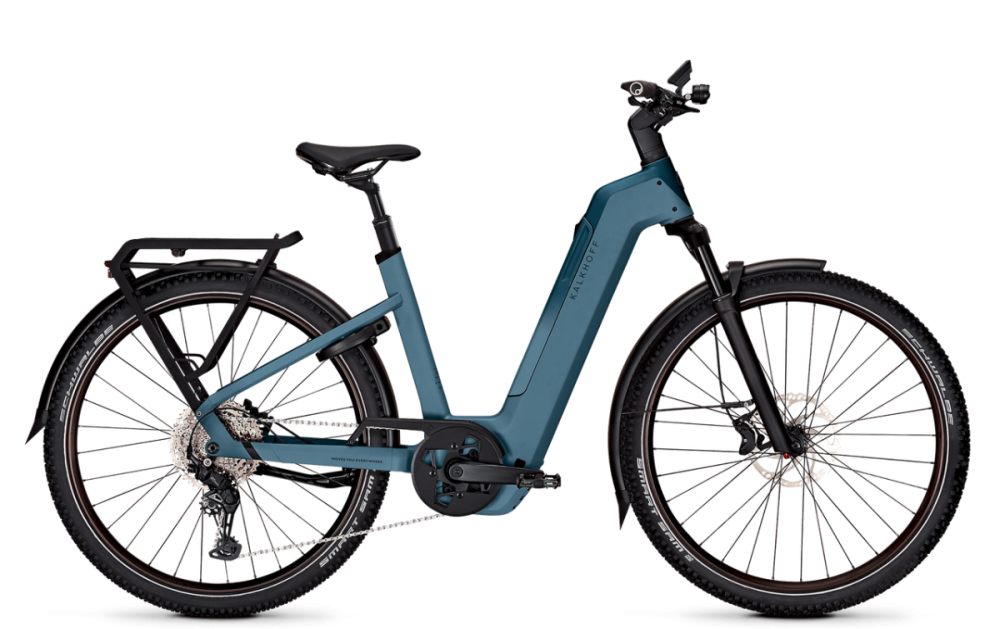 Kalkhoff   ENTICE 5+ ADVANCE, duskblue / vintblue matt, 800Wh, Tiefeinsteiger