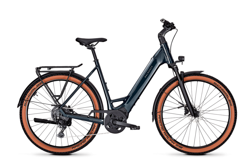 Kalkhoff ENTICE L ADVANCE, darksprings glossy, Tiefeinsteiger, M