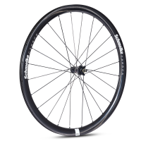 Schmolke Carbon TLO 37 TLR Disc, CenterLock, Extralite SPD 3+ Ceramic, Laufradsatz, Black Edition, Shimano HG Body 