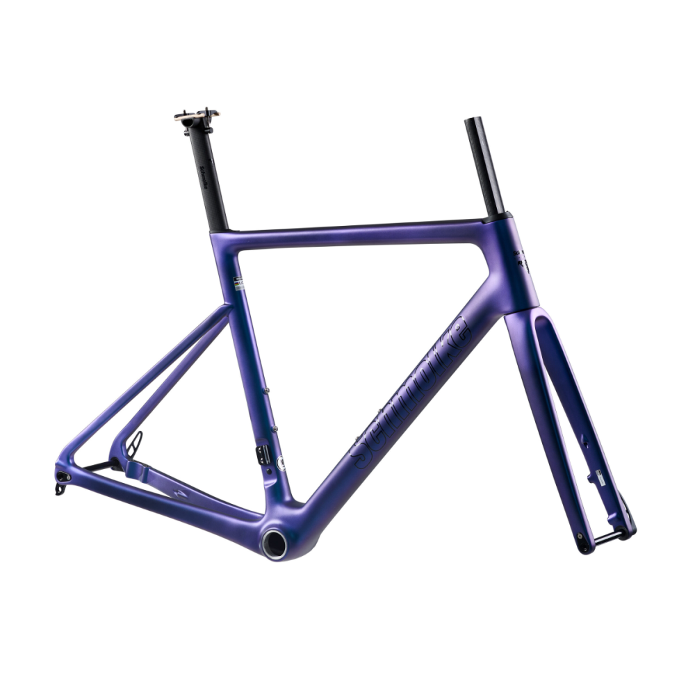 Schmolke Carbon   Aerrow PolarLight-blue Rahmenset