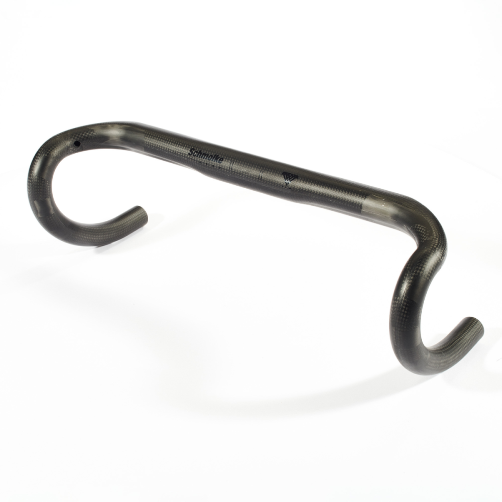 Schmolke Carbon Rennlenker Evo TLO, UD, bis 75kg Fahrergewicht, black Edition, interne Kabelführung, 40cm
