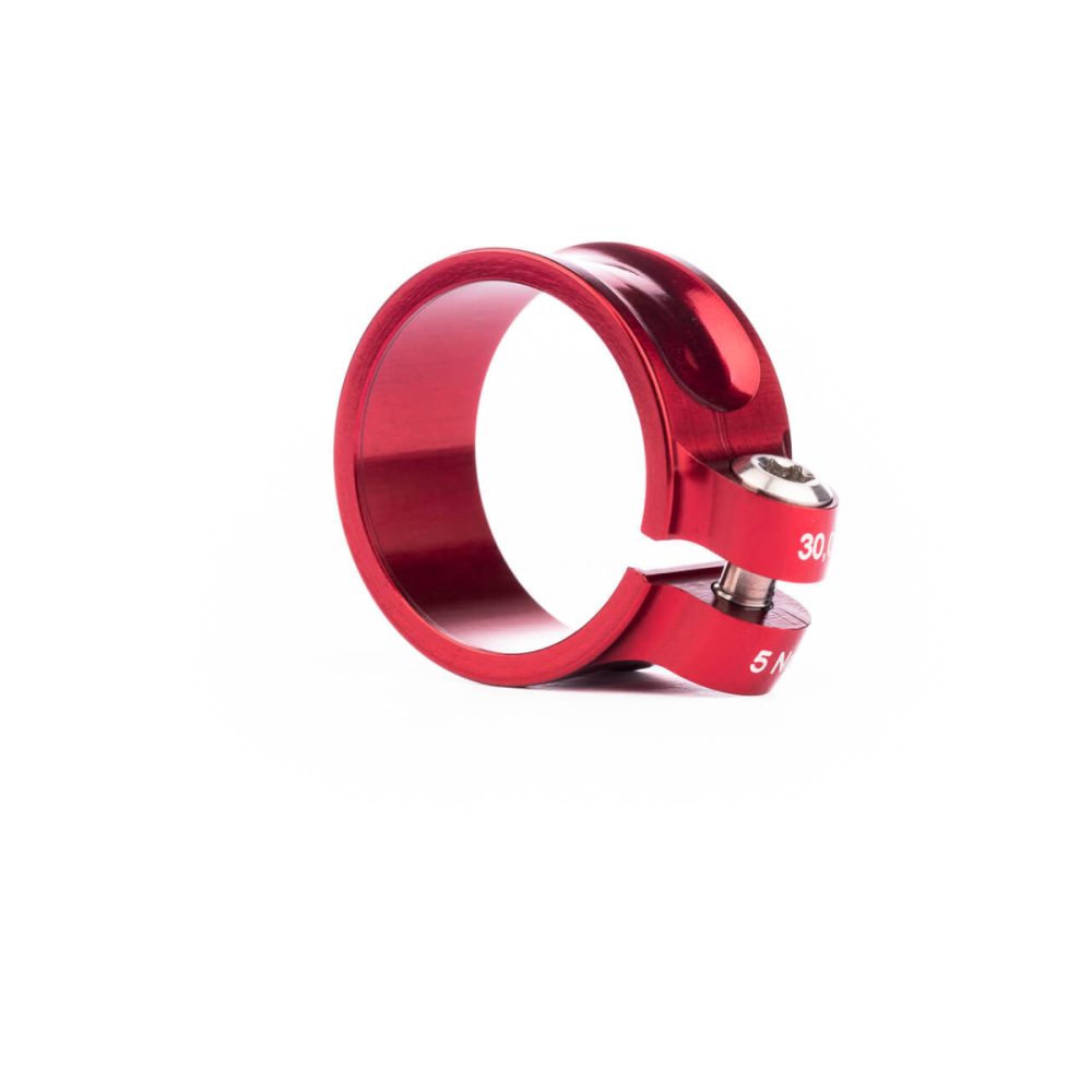 Tune Schraubwürger, Sattelklemme zum Schrauben, Durchmesser 31.8mm, Rot - red - rouge