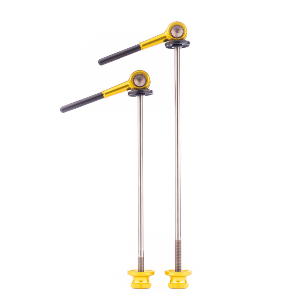 Tune DC130, Rennradschnellspanner SET, QR5 x 100/130, Titanachse, Gold - gold - en or