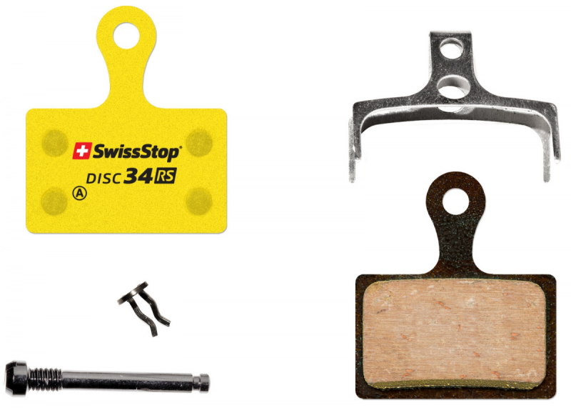 Shimano Bremsbelag Disc 34RS Shimano, 1 Paar, Dura Ace BR-9170, RS805, RS505, RS405, RS305