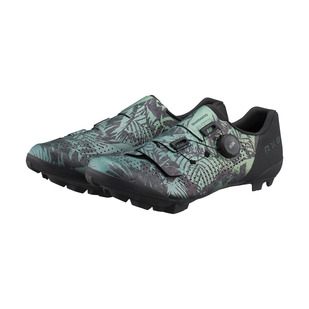 Shimano Men Gravel SH-RX8 Schuh SPD tropical leaves, 46
