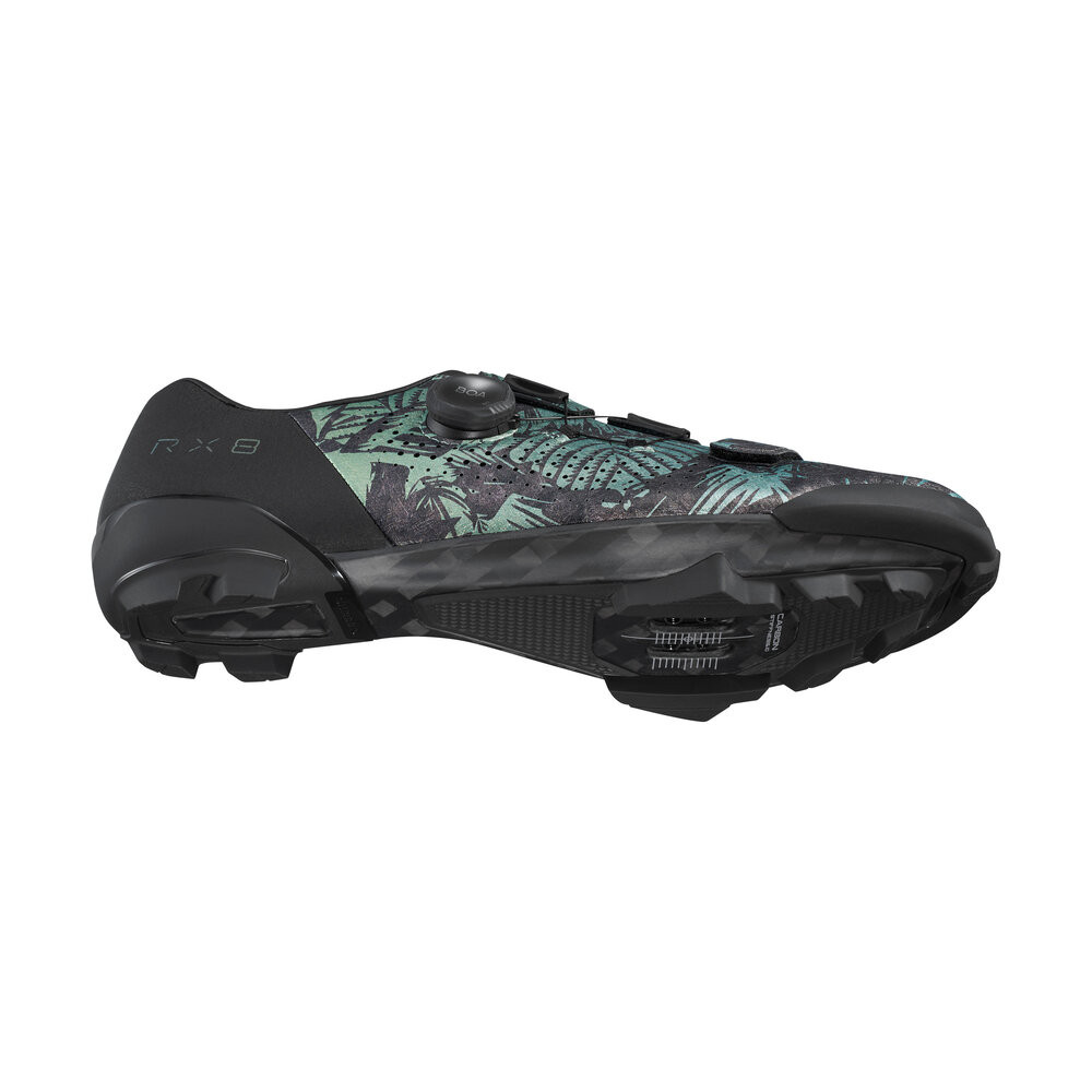 Shimano Men Gravel SH-RX8 Schuh SPD tropical leaves, 46