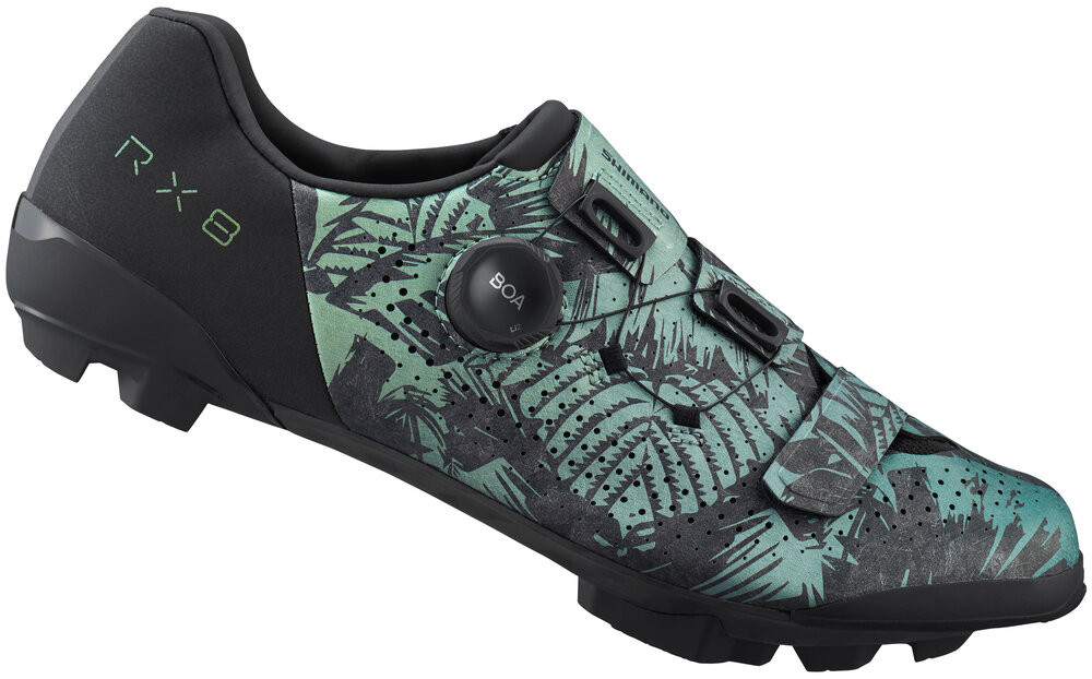 Shimano Men Gravel SH-RX8 Schuh SPD tropical leaves, 46