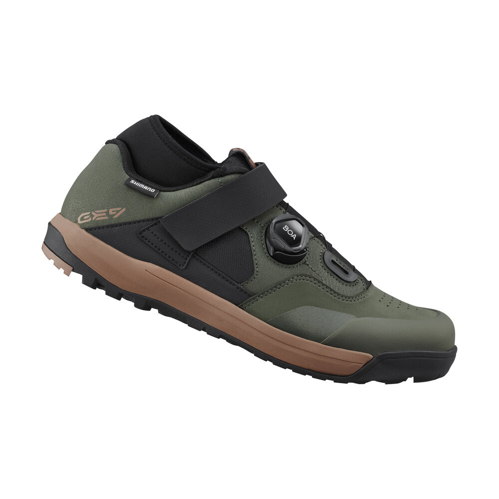 Shimano Men MTB SH-GE9 Schuh SPD olive, 39