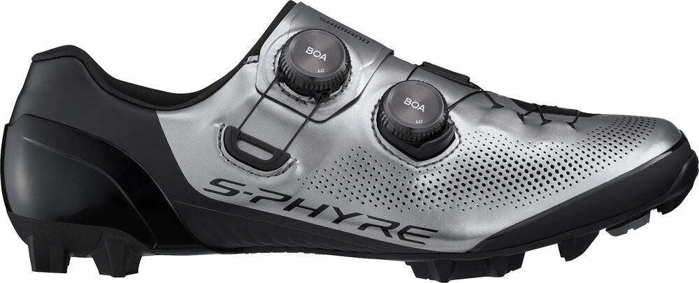 Shimano Men MTB SH-XC9 S-PHYRE Schuh SPD silver, 41.5