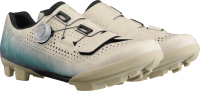 Shimano Men Gravel SH-RX6 Schuh SPD beige blue, 45