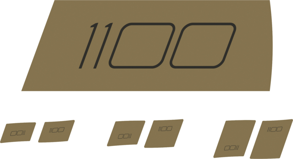 DT Swiss ARC 1100 DISC DICUT Laufrad Aufkleberset