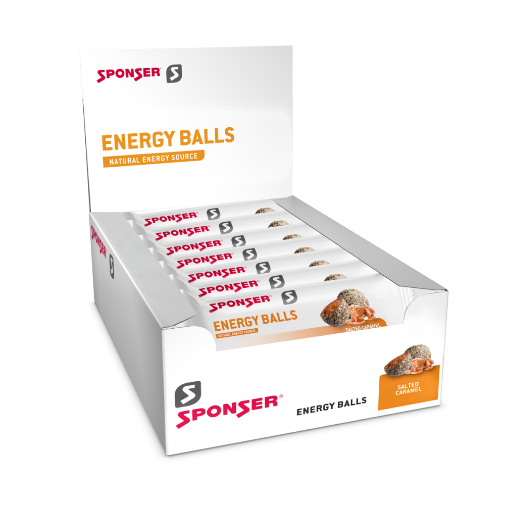 Sponser   Energy Balls - Display (18 x 45 g) - ohne Süssstoffe Energieriegel