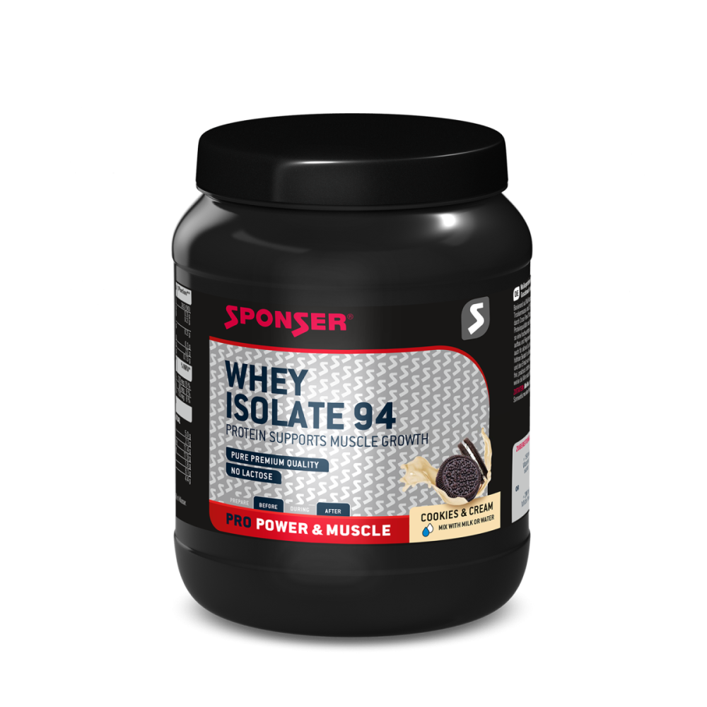 Sponser Whey Isolate 94 - Glutenfrei Laktosefrei Whey Proteine Proteinpulver, Chocolate, Dose 425g