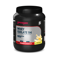 Sponser Whey Isolate 94 - Glutenfrei Laktosefrei Whey Proteine Proteinpulver, Banana, Dose 850g