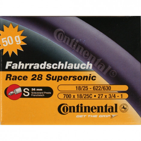 Continental   Schlauch Race 28" 18/25-622/630 Supersonic Prestaventil