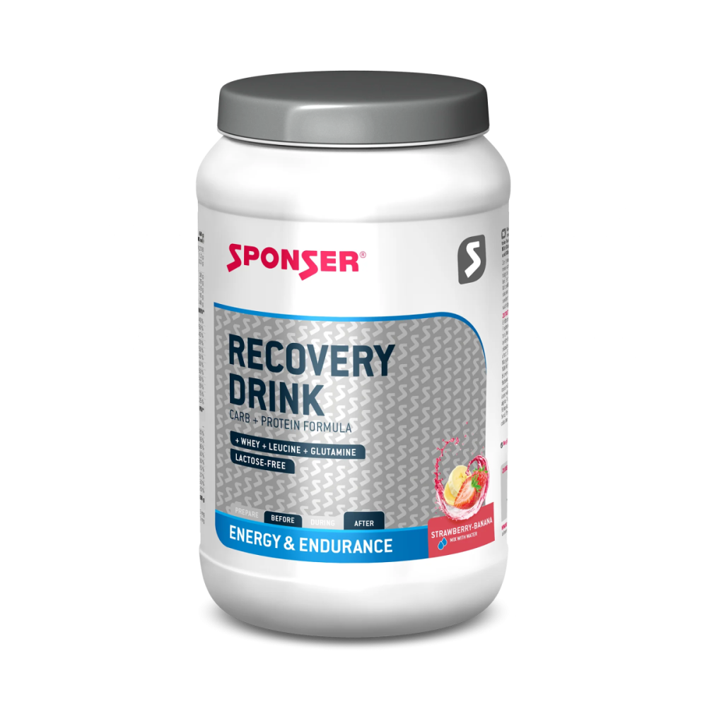 Sponser RECOVERY DRINK, Strawberry-Banana, Dose 1200g