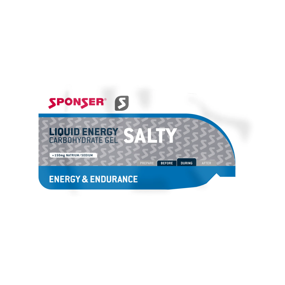 Sponser LIQUID ENERGY SALTY, Display 40 x 35g Sachet 